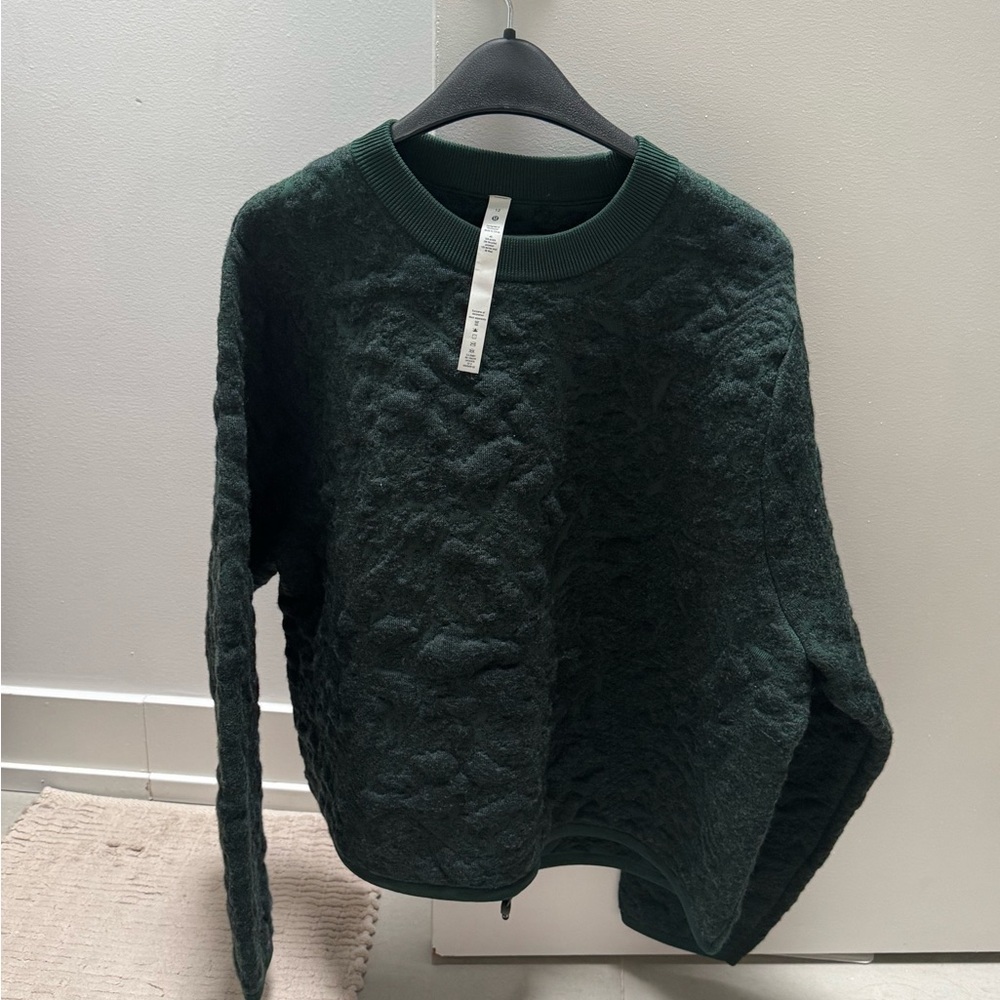 NWOT Lululemon Jacquard Multi-Texture Crewneck Sweater - Size 12 - Picture 7 of 8